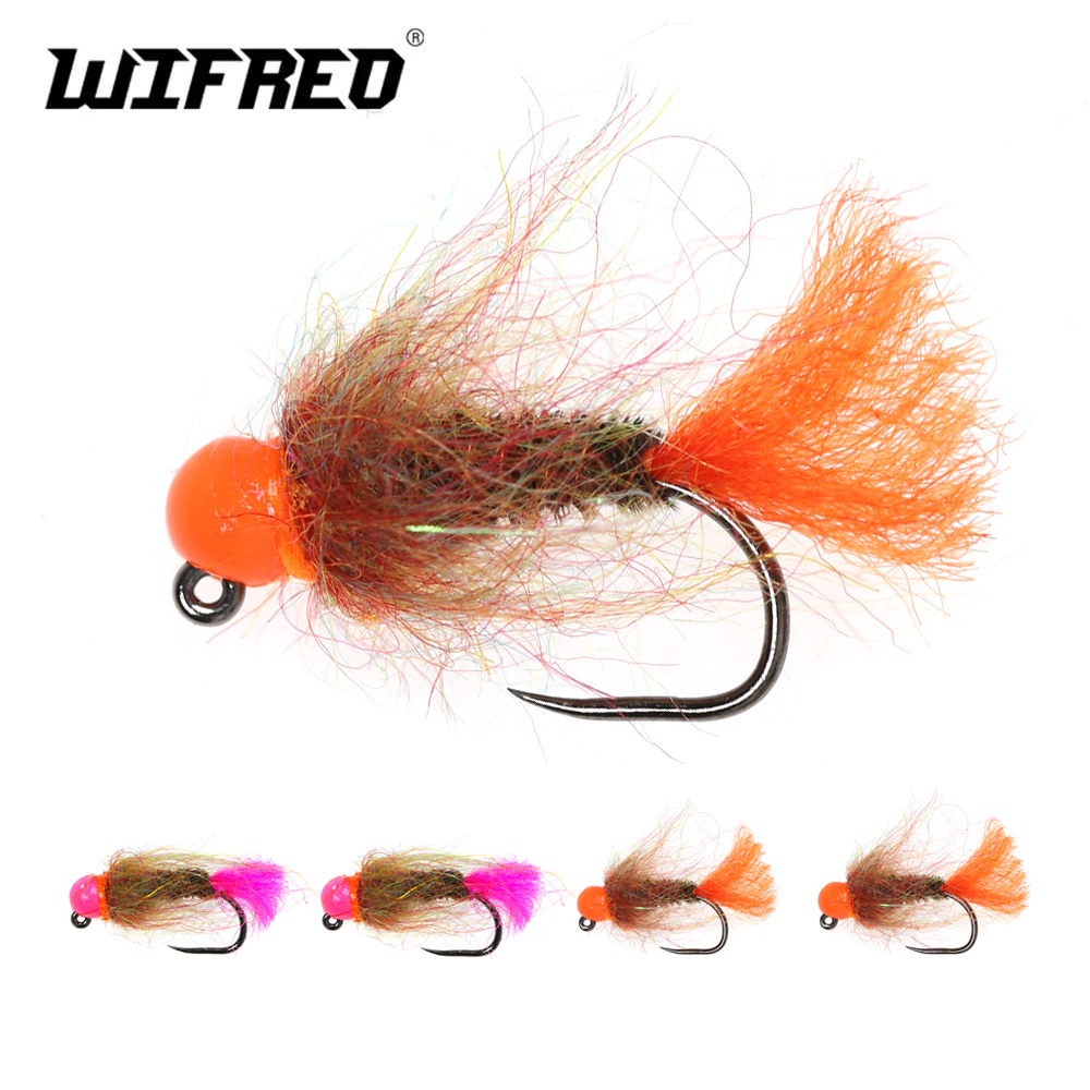 Wifreo 12pcs Tungsten Beadhead - Fishing Hook Barbless recension och pris