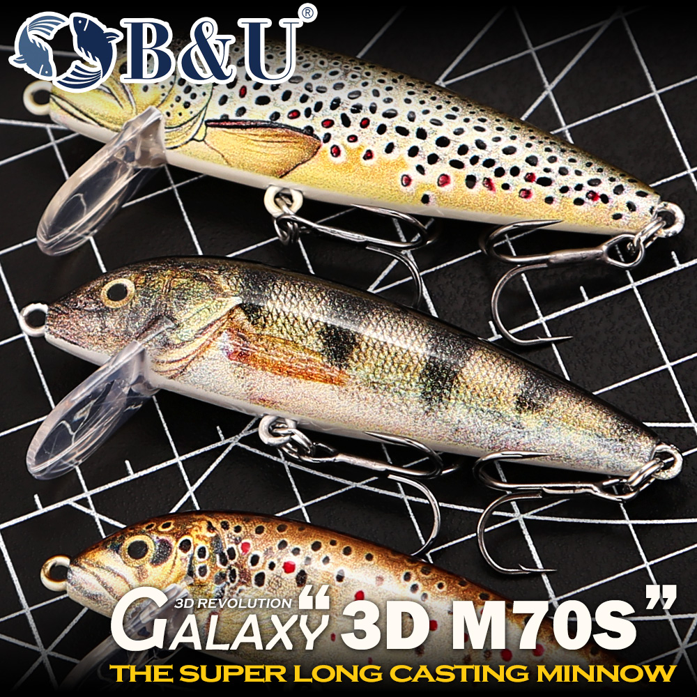 B&U Fishing Lures Sinking Minn - Fishing Hook Treble recension och pris