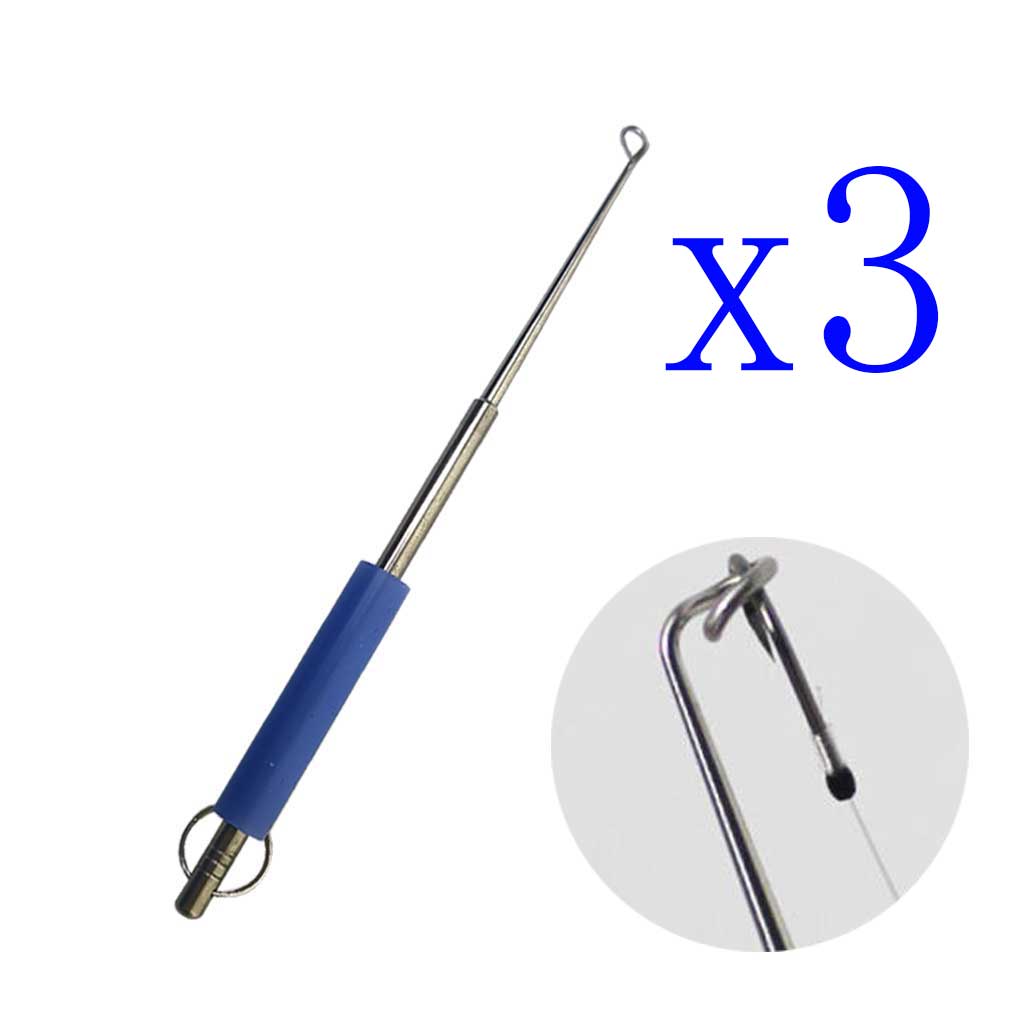 3-Pack Stainless Steel Fish Ho - Fishing Hook Sharpener recension och pris