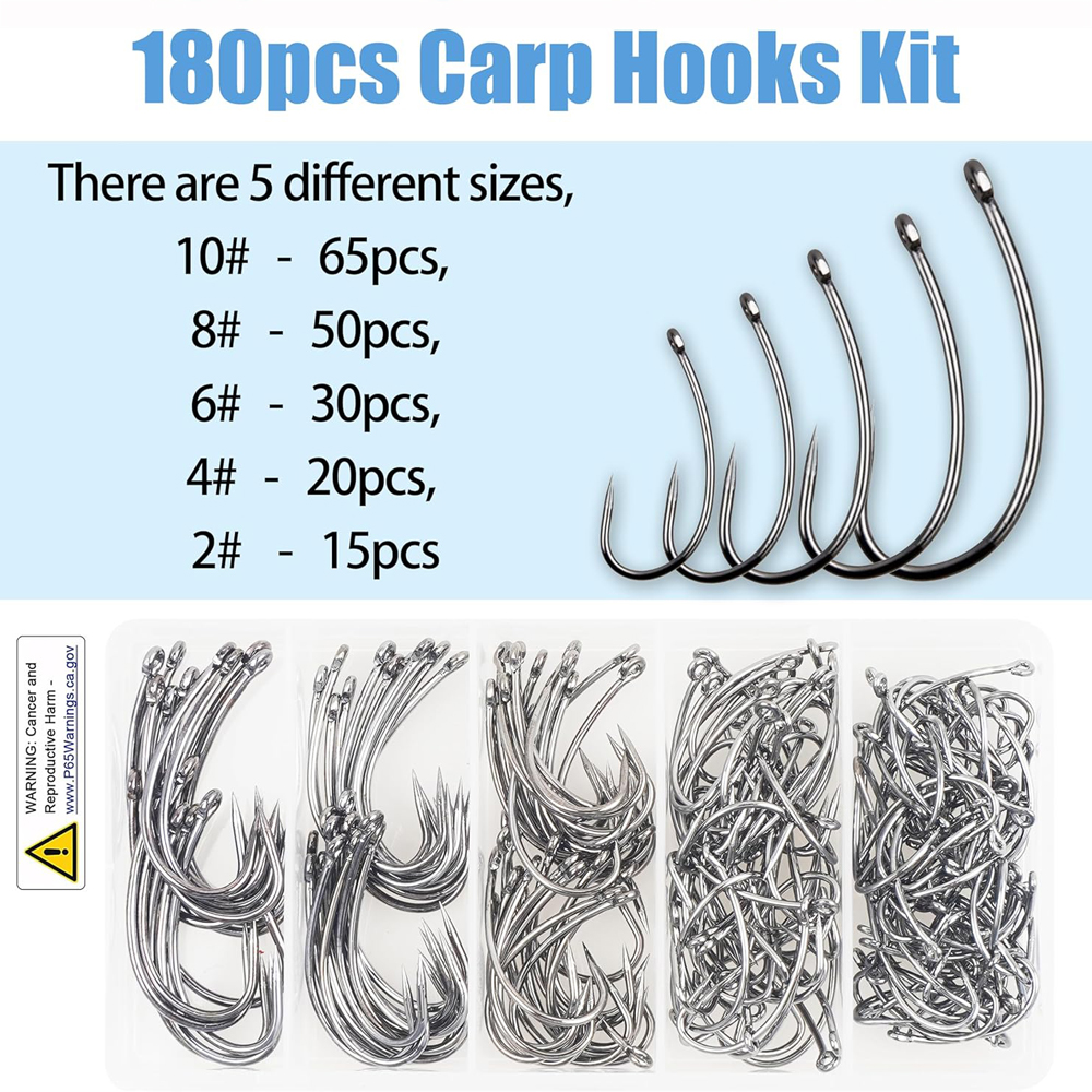 180PCS Barbless Fishing Hooks  - Fishing Hook Barbless recension och pris