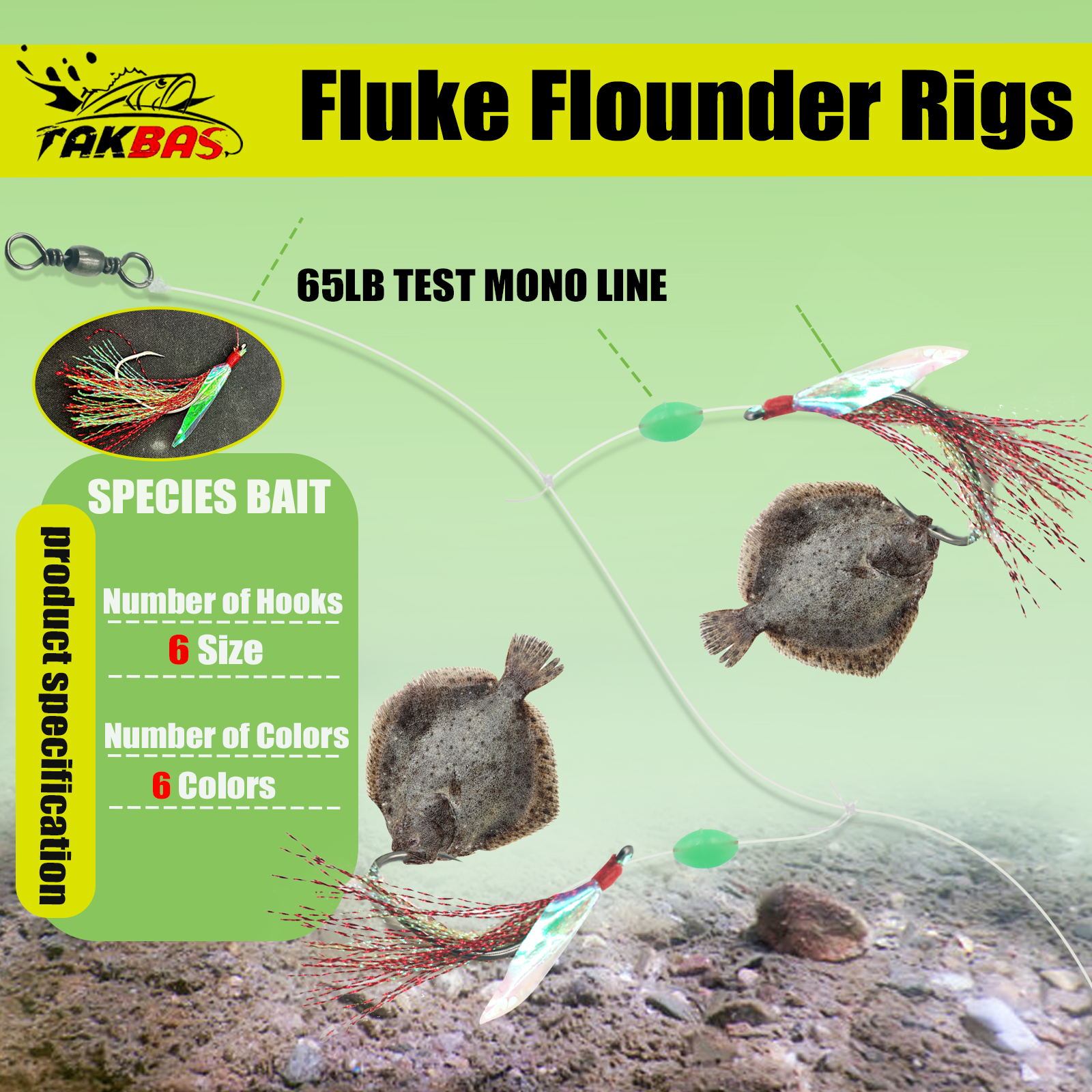 6pcs Snapper Tackle Flasher Ri - Fishing Hook Circle recension och pris