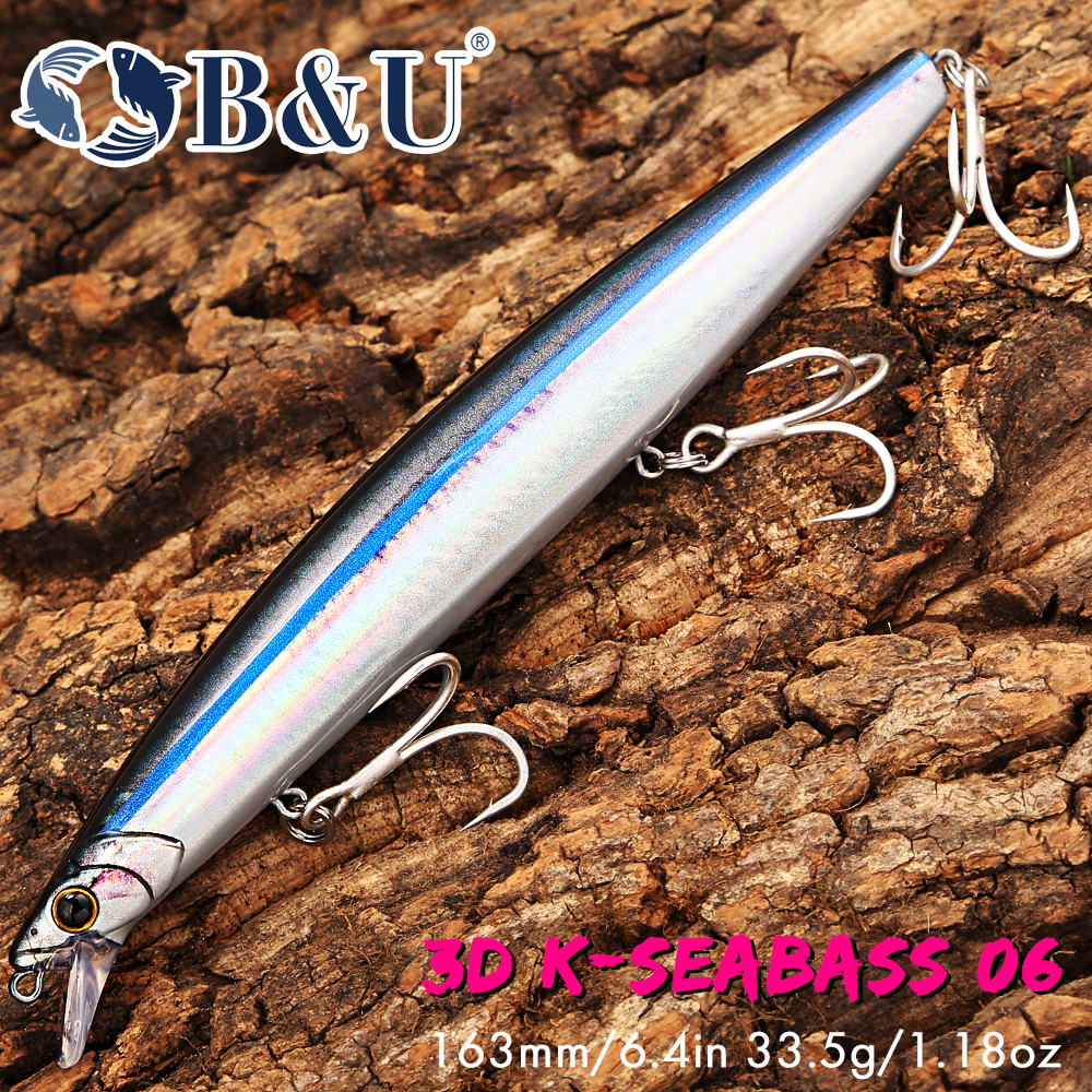 B&U 163mm/33.5g Floating Long  - Fishing Hook Treble recension och pris
