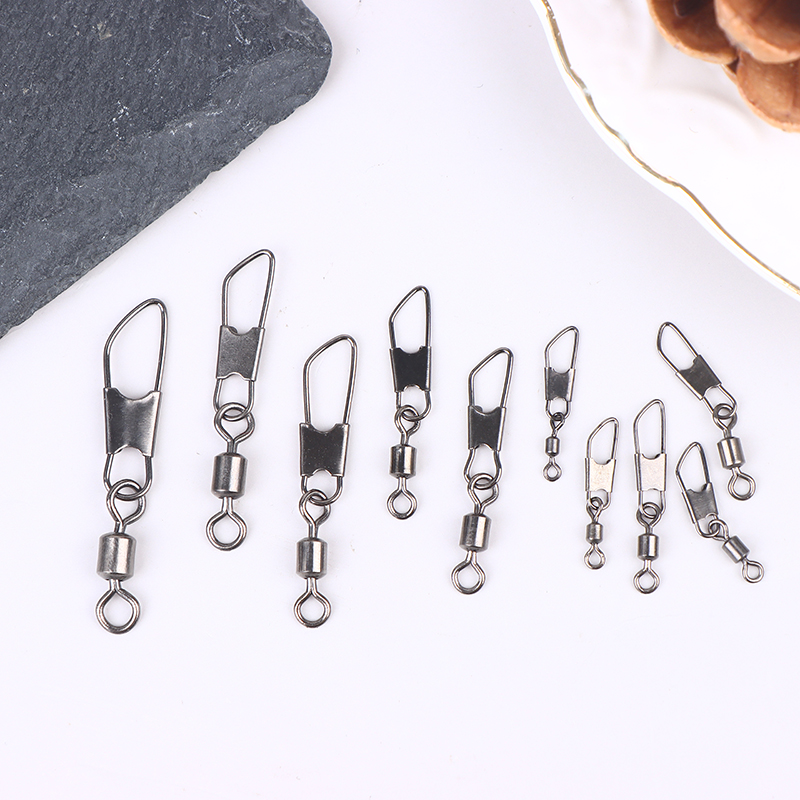 50Pcs/set Fishing Hooks Swivel - Fishing Hook Size recension och pris