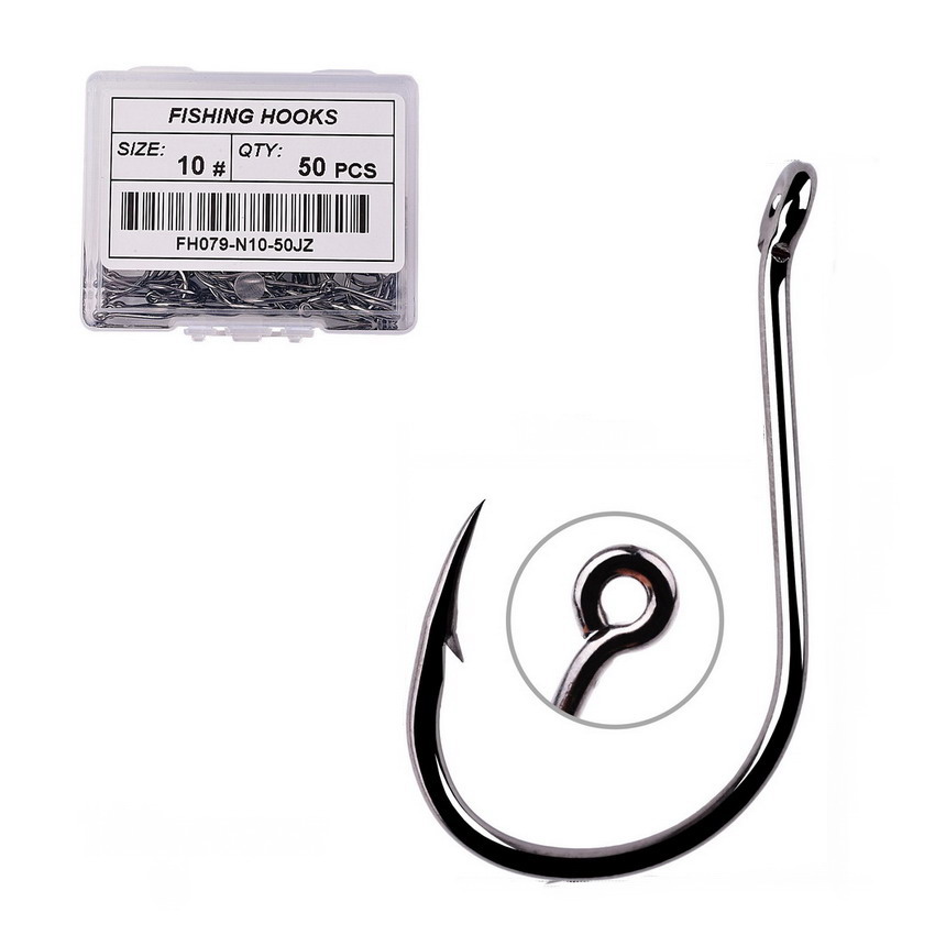 50pcs/20pcs Fishhook Coating H - Fishing Hook Circle recension och pris