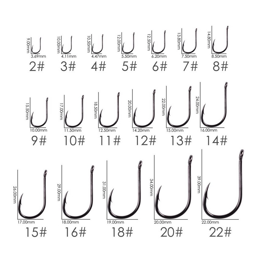50pcs/20pcs Fishhook Coating H - Fishing Hook Circle recension och pris