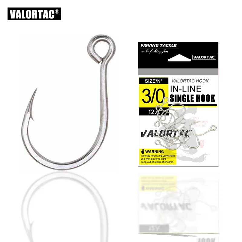 12pcs/pack  Inline Fishing Hoo - Fishing Hook Offset recension och pris