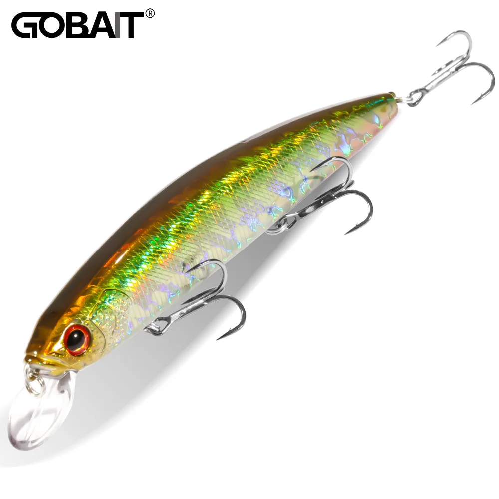 GOBAIT Floating Minnow 14cm 24 - Fishing Hook Treble recension och pris